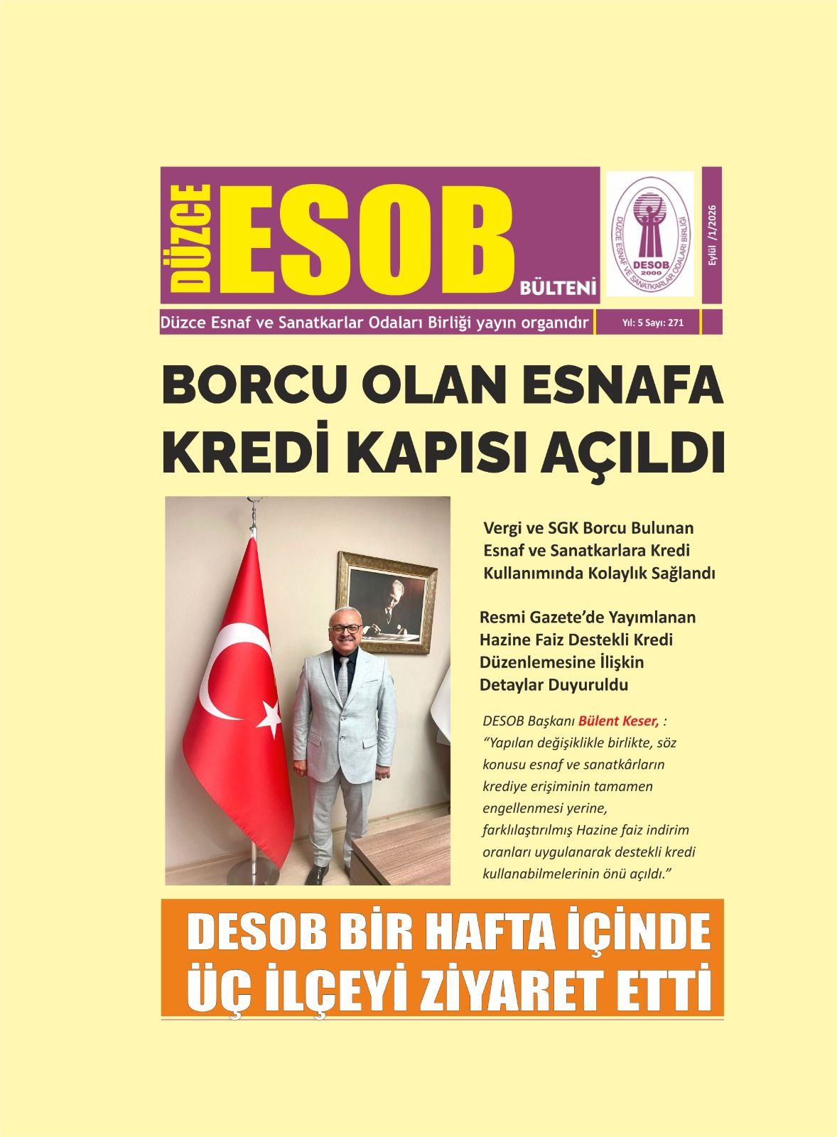 DESOB BÜLTENİ 271.SAYI