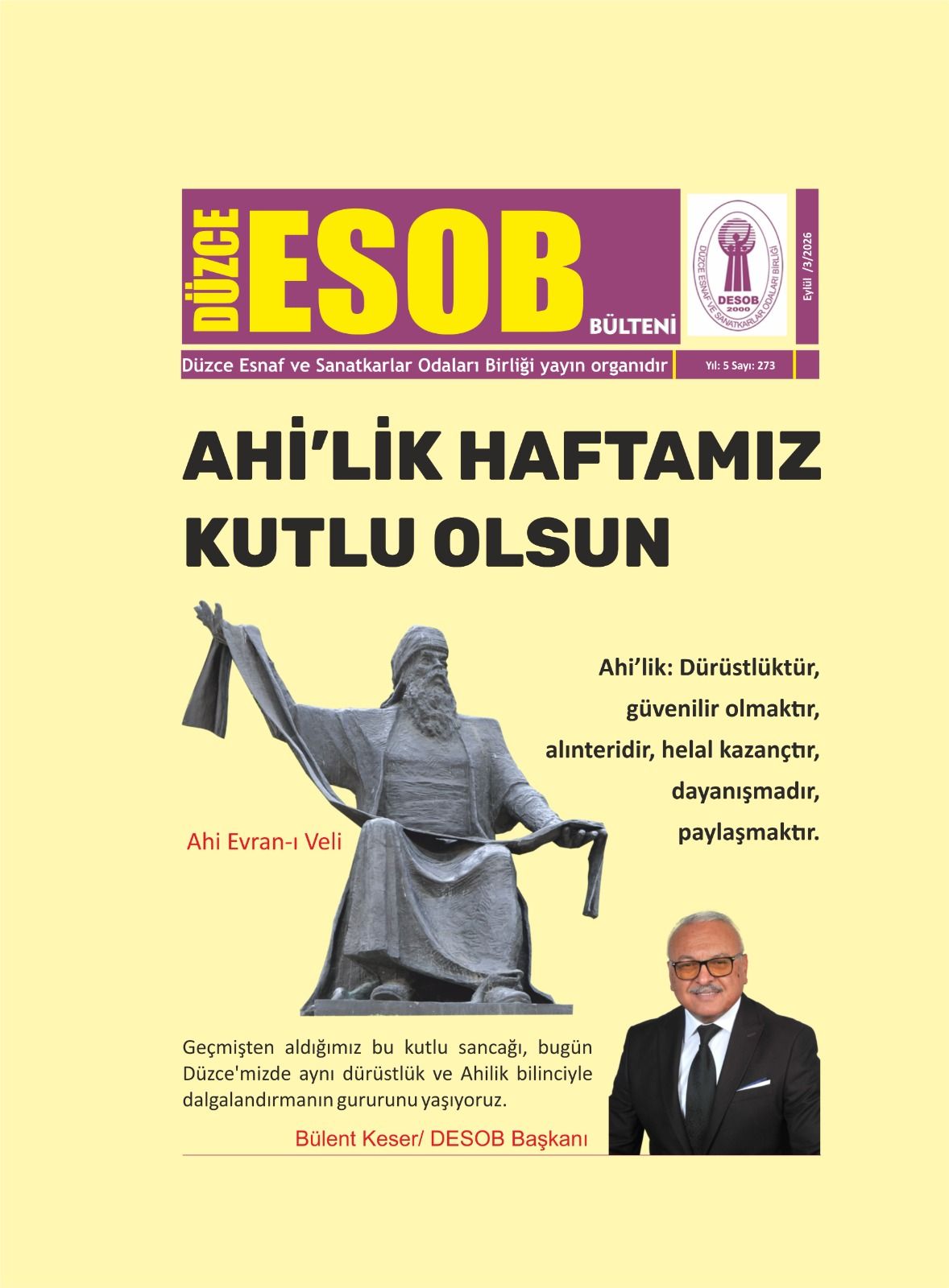 DESOB BÜLTENİ 273.SAYI
