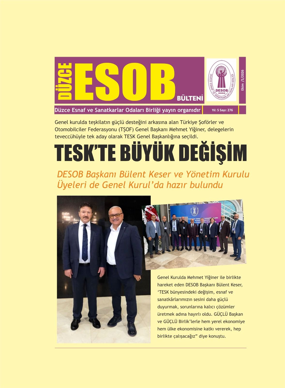 DESOB BÜLTEN 276. SAYI